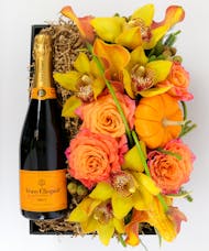 Champagne & Fall Flowers