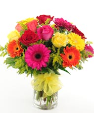 Roses and Gerbera Daisies Bouquet