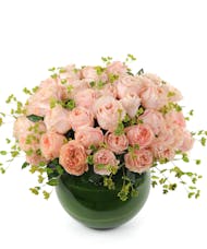 Princess Crown Bubble Bowl - 50 Garden Roses