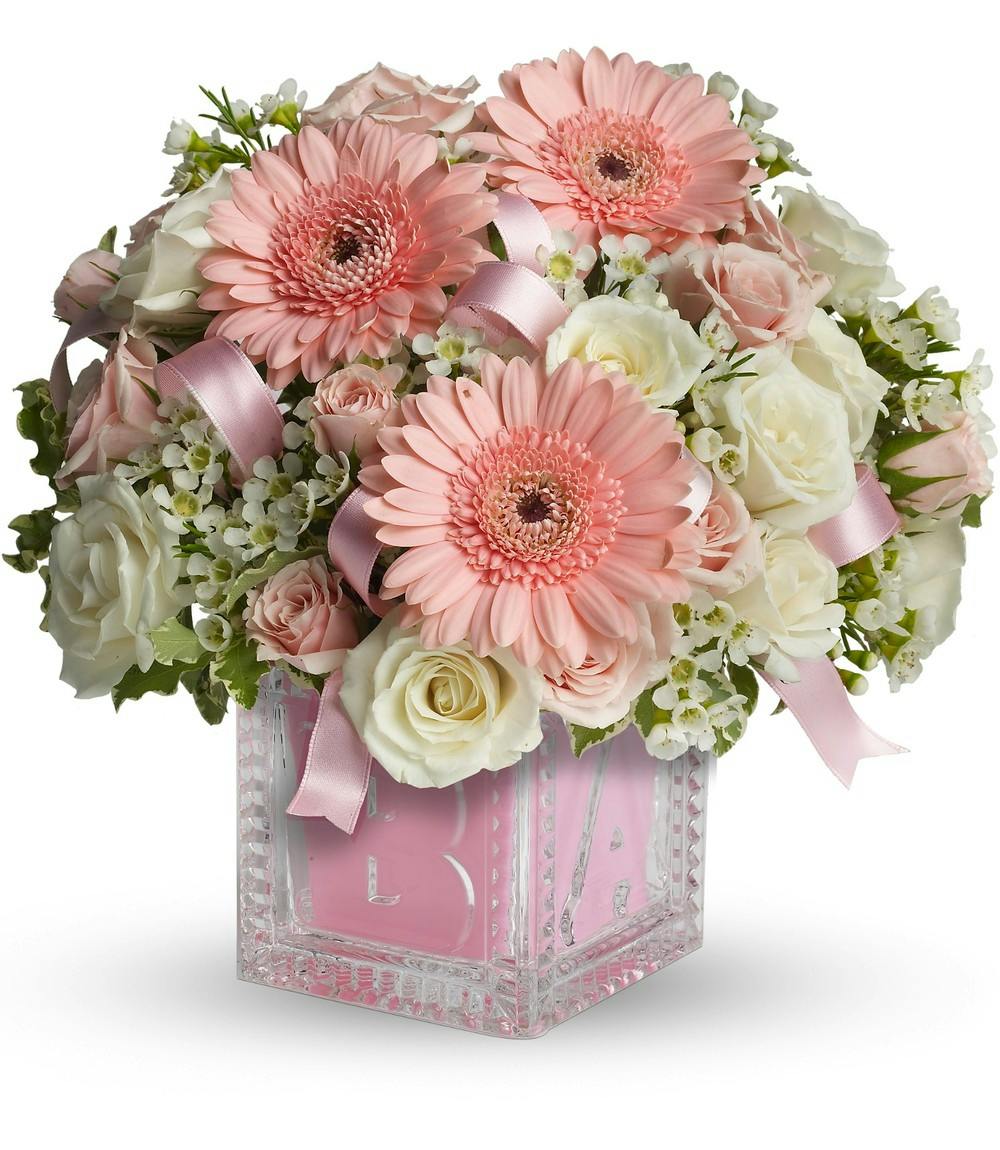 White Roses San Diego, Pink Gerber Daisies San Diego