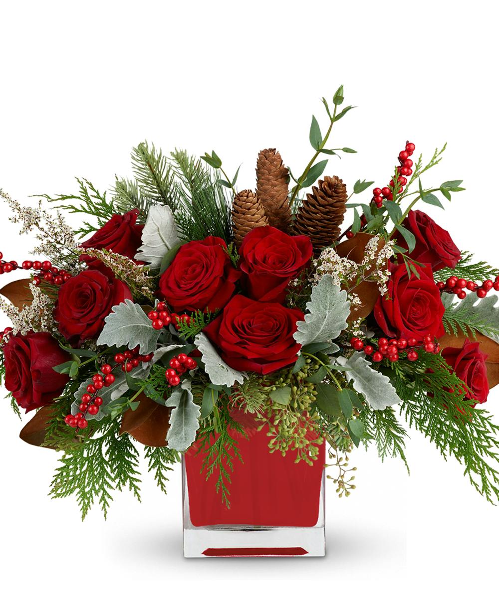 christmas floral arrangements for delivery